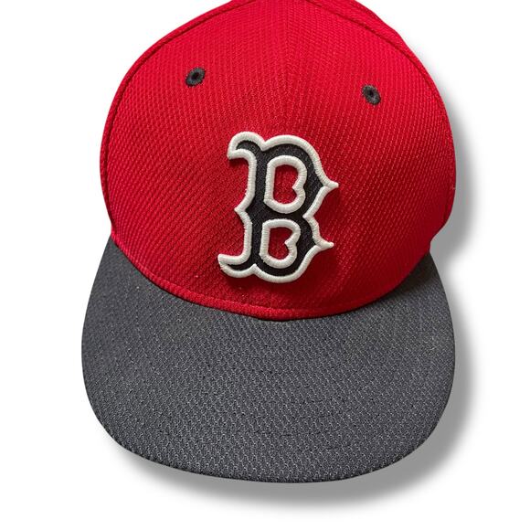 Boston Red Sox New Era 59FIFTY Fitted Hat Cap Size 6 3/4 MLB Fenway Performance - Picture 10 of 11